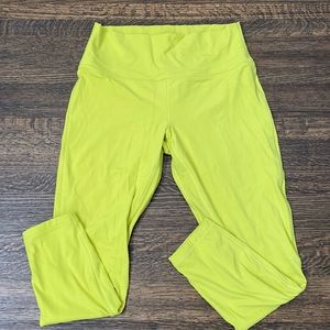 Lululemon highlighter yellow align leggings